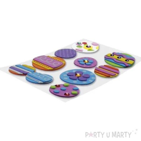 naklejki wielkanoc pisanki mix titanum 10 szt