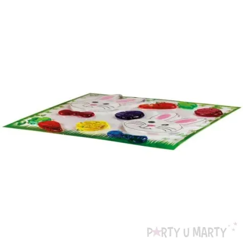 naklejki wielkanoc zajaczki i pisanki titanum 11 szt