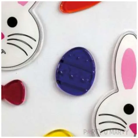 naklejki wielkanoc zajaczki i pisanki titanum 11 szt