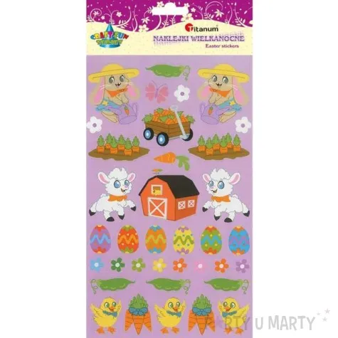 naklejki wielkanocna farma titanum