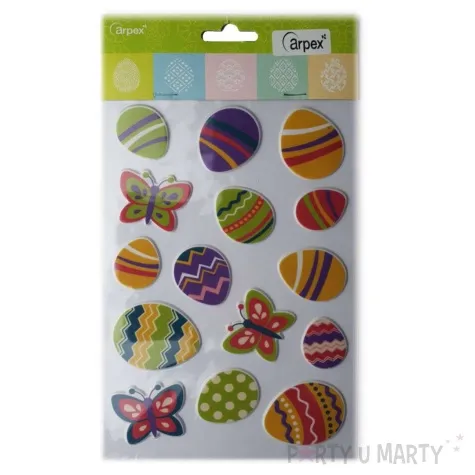 naklejki wielkanocne jajka i motyle arpex