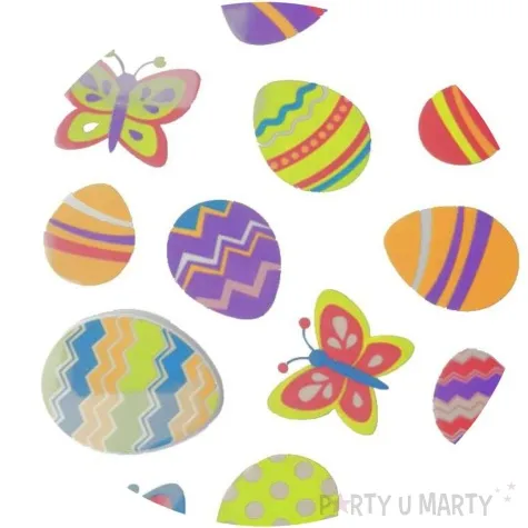 naklejki wielkanocne jajka i motyle arpex