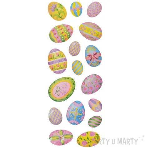 naklejki wielkanocne pisanki brokatowe arpex