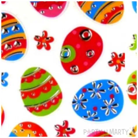 naklejki wielkanocne pisanki i kwiatki brewis