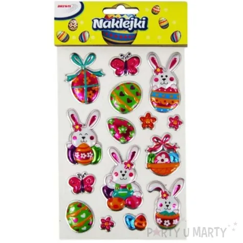 naklejki wielkanocne pisanki i zajaczki brewis