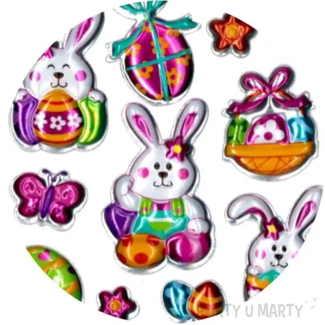 naklejki wielkanocne pisanki i zajaczki brewis