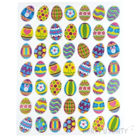 naklejki wielkanocne pisanki mix brewis 49 szt