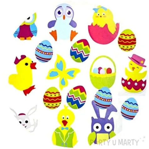 naklejki wielkanocne zwierzeta titanum