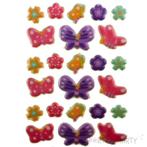 naklejki wypukle motylki arpex