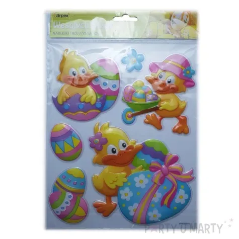 naklejki wypukle wielkanocne kaczki aprex