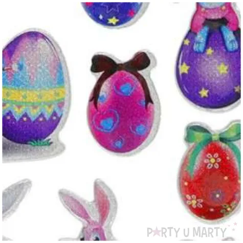 naklejki wypukle wielkanocne pisanki i ktroliki titanum