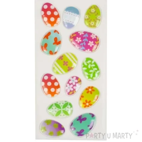 naklejki wypukle wielkanocne pisanki titanum