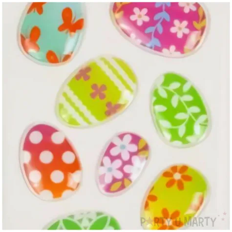 naklejki wypukle wielkanocne pisanki titanum