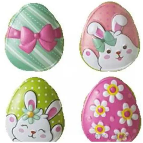naklejki wypukle wielkanocne zajaczki na jajkach arpex