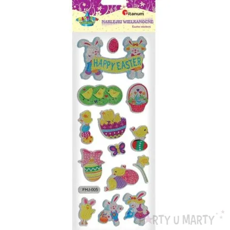 naklejki wypukle wielkanocny mix 2 titanum