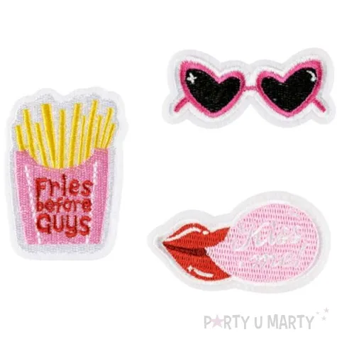 naprasowanki kiss me partydeco 4 5 6 5x3 6 cm