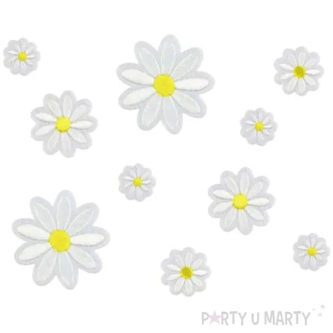 naprasowanki stokrotki partydeco 2x2 4 5x4 5 cm