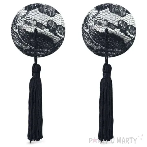 nasutniki okragle z fredzelkami czarne lovetoy