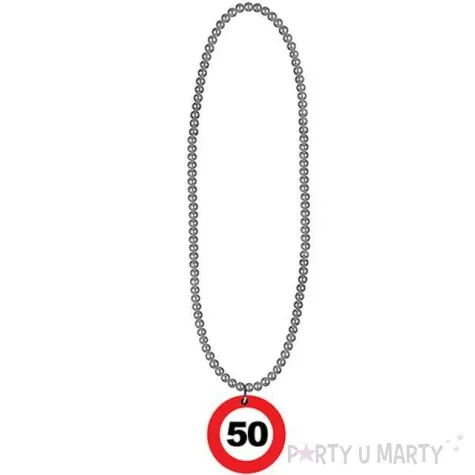 naszyjnik 50 traffic birthday funnyfashion 80 cm