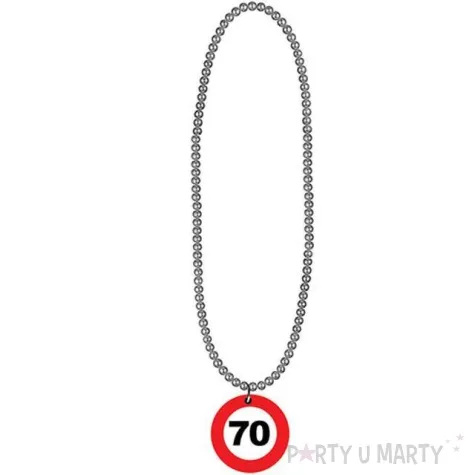 naszyjnik 70 traffic birthday funnyfashion 80 cm