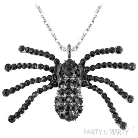 naszyjnik czarna wdowa czarny widmann