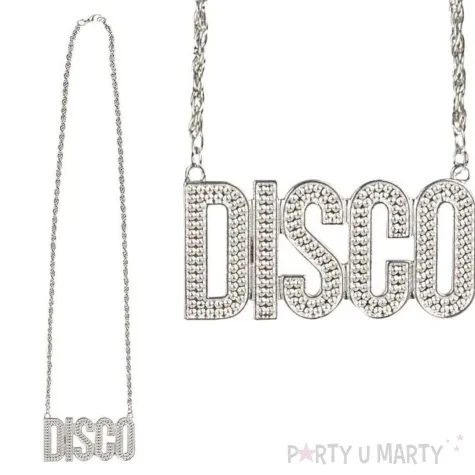 naszyjnik disco srebrny boland