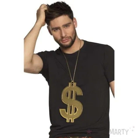 naszyjnik dolar xxl zloty boland