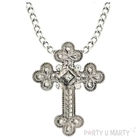 naszyjnik gotycki krzyz widmann