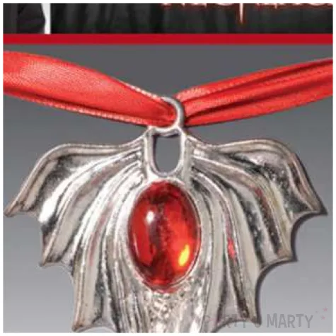 naszyjnik gotycki srebrny amscan