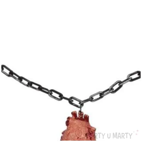 naszyjnik halloweenowe serce guirca 120 cm