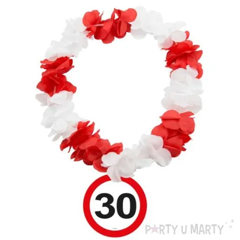 naszyjnik hawajski 30 traffic birthday