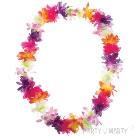 naszyjnik hawajski aloha mix funnyfashion 100 cm