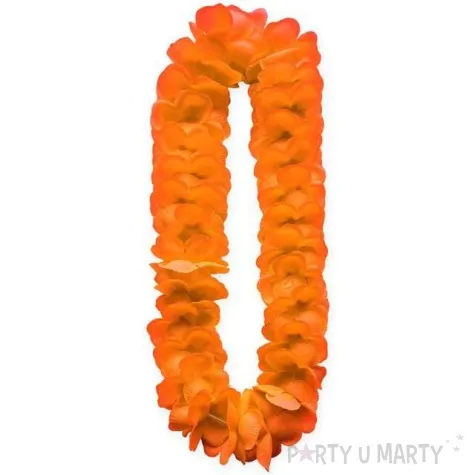 naszyjnik hawajski aloha neon pomaranczowy godan 120 cm