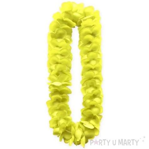 naszyjnik hawajski aloha neon zolty godan 120 cm