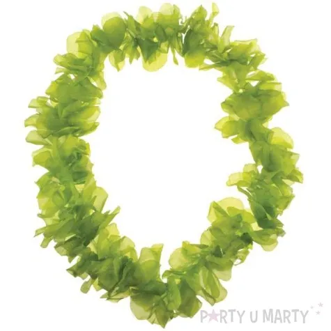 naszyjnik hawajski aloha zielony funnyfashion 100 cm