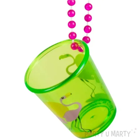 naszyjnik hawajski kieliszek shot zielony boland