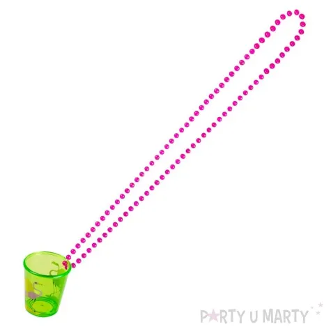 naszyjnik hawajski kieliszek shot zielony boland