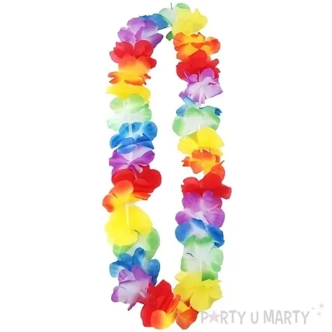 naszyjnik hawajski kwiaty partydeco 50 cm