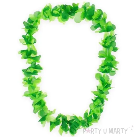 naszyjnik hawajski kwiaty zielony godan 116 cm