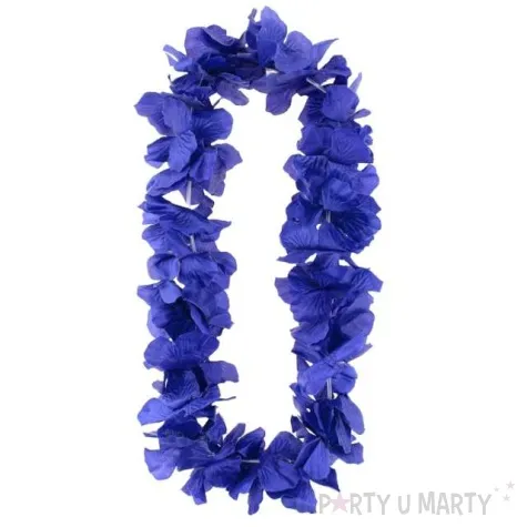 naszyjnik hawajski motylki granatowy godan 50 cm