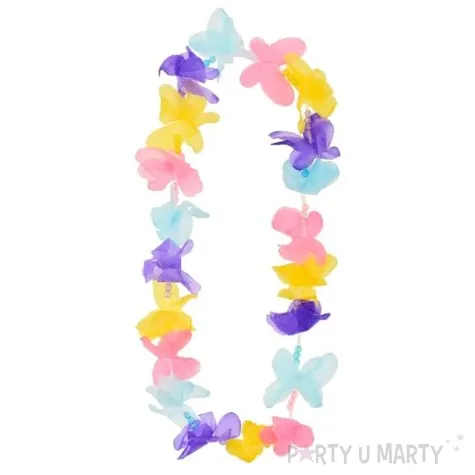 naszyjnik hawajski motylki mix godan 50 cm