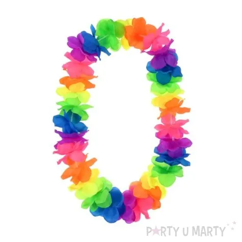 naszyjnik hawajski neon 98 cm