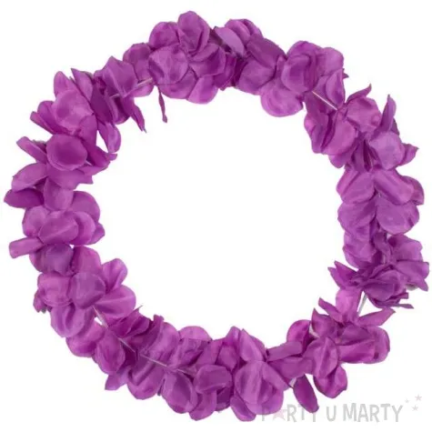 naszyjnik hawajski neon fioletowy folat 90 cm