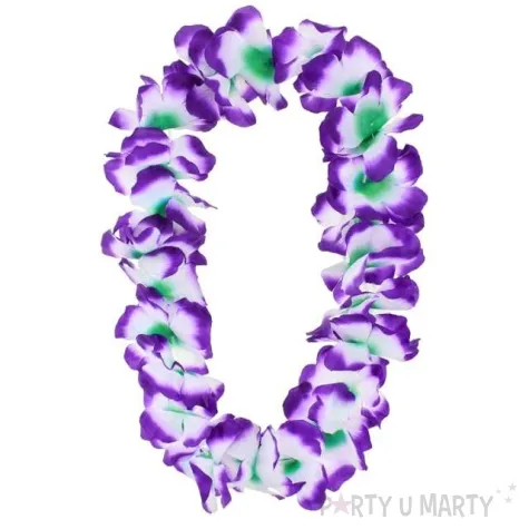 naszyjnik hawajski ombre fioletowo zielone godan 45 50 cm