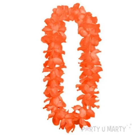 naszyjnik hawajski pomaranczowy