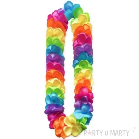 naszyjnik hawajski satynowy mix godan 45 50 cm