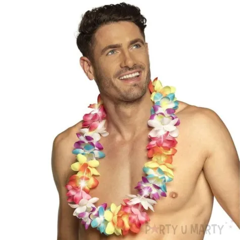 naszyjnik hawajski summer flash ze swiatelkami led boland 46 cm