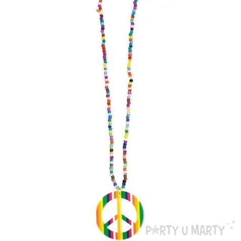 naszyjnik hipis pacyfka peace boland