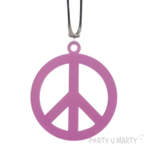 naszyjnik hipis pacyfka rozowy boland