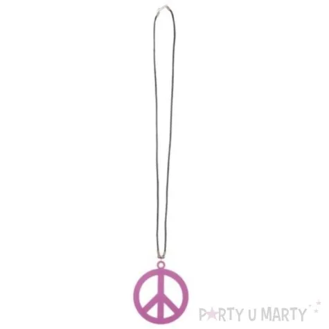 naszyjnik hipis pacyfka rozowy boland